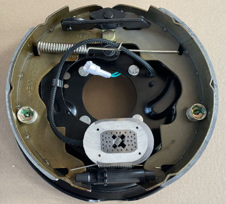 Lever Trailer Brake Backing Plate 3500Lbs ALKO 10 Inch Brake Shoes Magnet Included