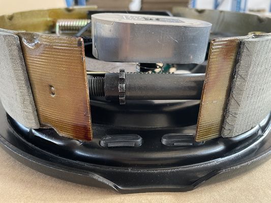 Lever Trailer Brake Backing Plate 3500Lbs ALKO 10 Inch Brake Shoes Magnet Included