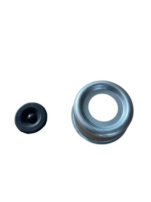 2.44" EZ Grease Dust Caps Steel Rubber Grease Caps Zinc Plated