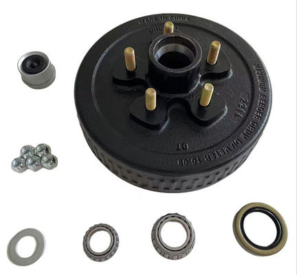 3500 Lb Trailer Axle Brake Drum 5 On 4 1/2" Brake Drum Kit