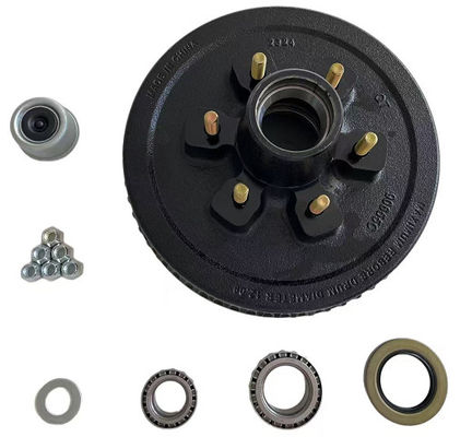 6 On 5 1/2" Brake Drum Kit 6000lb Axles Trailer Brake Drums