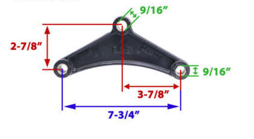 7-3/4" Trailer Axle Equalizers Double Eye Spring Equalizer 14210001